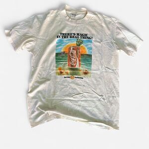 1986 Coca Cola Coke Beach Shirt rare vintage steadman